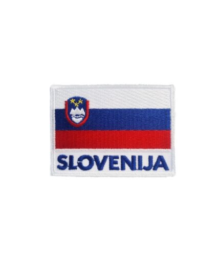 Našitek Slovenska zastava z napisom Slovenija