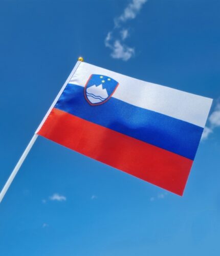 slovenska zastava na palčki, mala