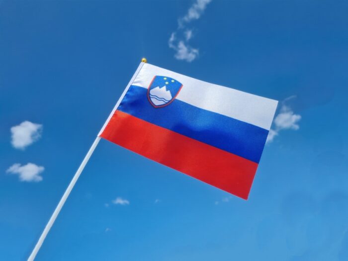 slovenska zastava na palčki, mala slovenska zastava na palčki, mala