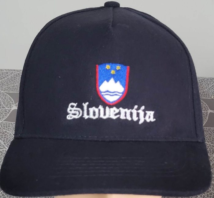 Grb Slovenije + napis Slovenija v gotici