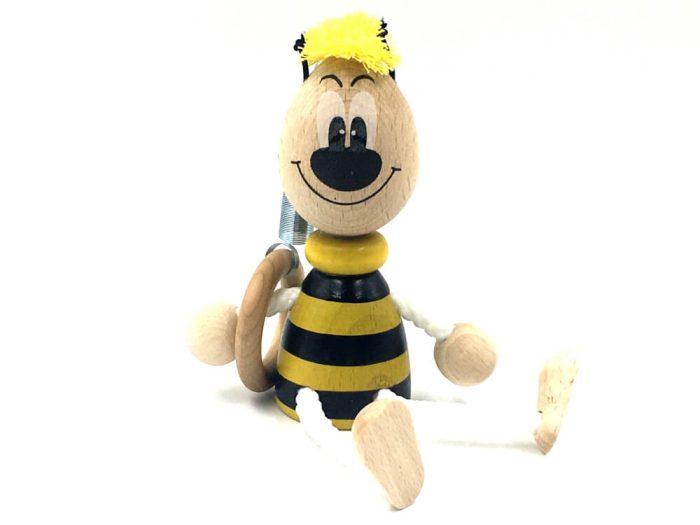 Leseni skakač na vzmet čebelica Vili