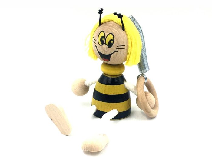Leseni skakač na vzmet čebelica Maja