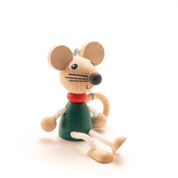 Leseni skakač na vzmet miška