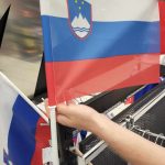 Navijaška avto VIP zastavica Slovenija