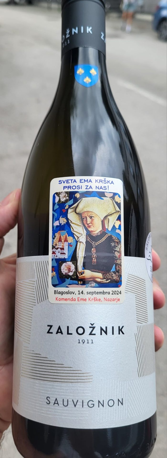 Vino Eme Krške - Sauvignon blanc, izbrano za blagoslov, suho, 2022 Vino Eme Krške - Sauvignon blanc, izbrano za blagoslov, suho, 2022
