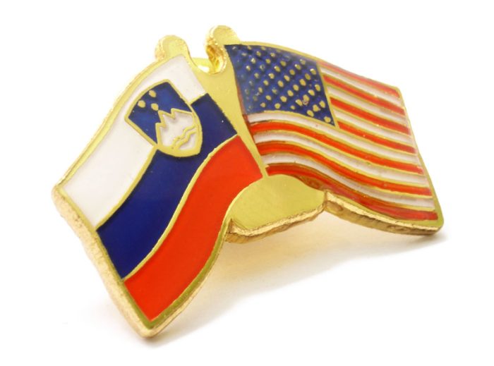 Priponka Slovenija - Združene države Amerike