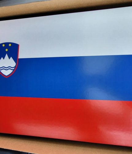 Tabla - slovenska zastava, barvni tisk
